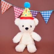 くまのフカフカ専用パーティーハット【おむつケーキ・バイクおむつケーキトッピング】